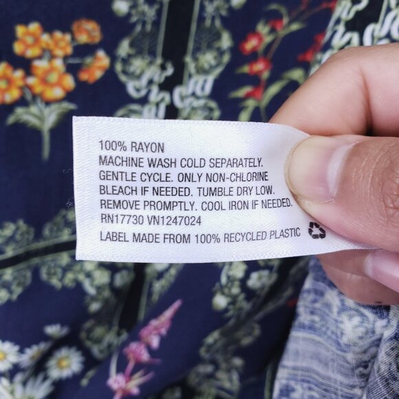 Agua Bendita x Target Dainty Floral Tile Multicolor Ruffle Mini Dress Size XXL - Picture 13 of 13